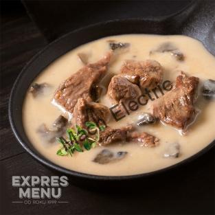Hovězí Stroganoff (2 porce)
