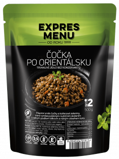 Čočka po orientálsku (2 porce)