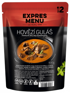 Hovězí guláš (2 porce)
