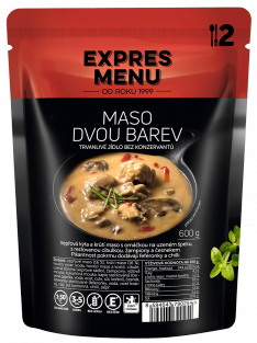 Maso dvou barev (2 porce)