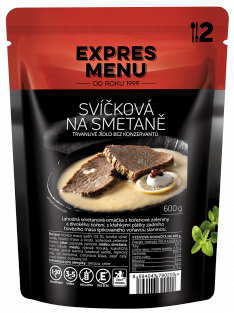 Svíčková na smetaně (2 porce)
