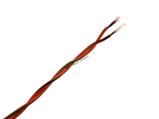 Kabel FLRY-B 2x 0,35mm2 kroucený oranžovo/hnědý a oranžovo/zelený