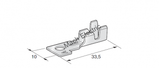 Pin očkový Midi M5 4mm2 MTA 1705606